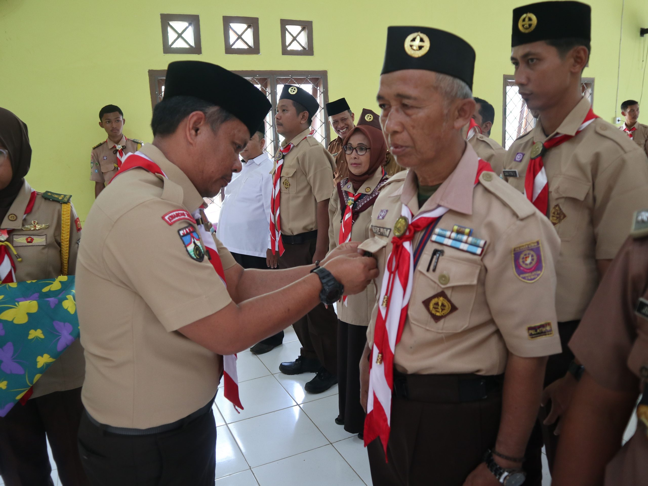 Pelantikan Pengurus Pramuka Kwarran Rimbo Ulu