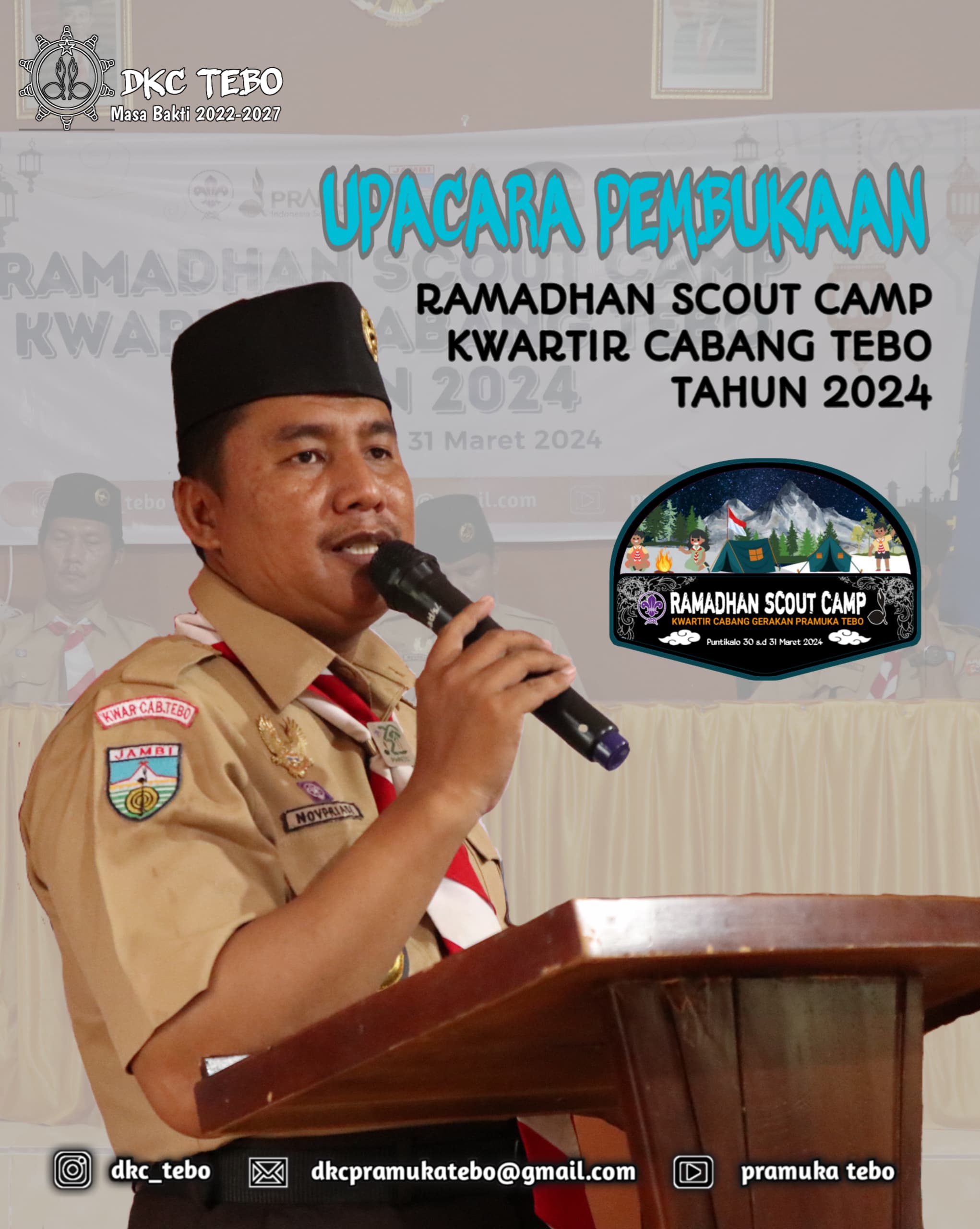 Ramadhan Scout Camp Kwarcab Tebo 2024
