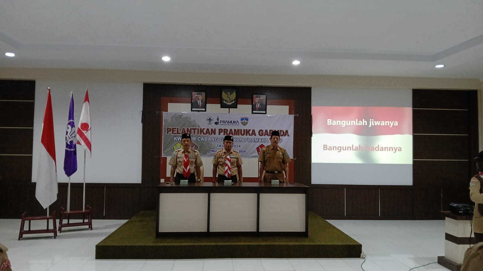 21 Pramuka Garuda Kwarcab Tebo Dilantik