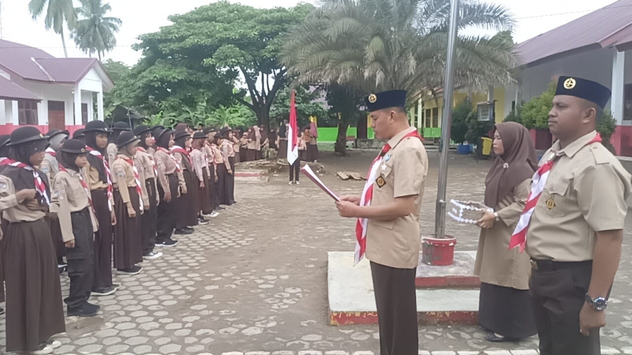 Pelantikan Penggalang Ramu, SD Islam Al-Washliyah Kabupaten Tebo