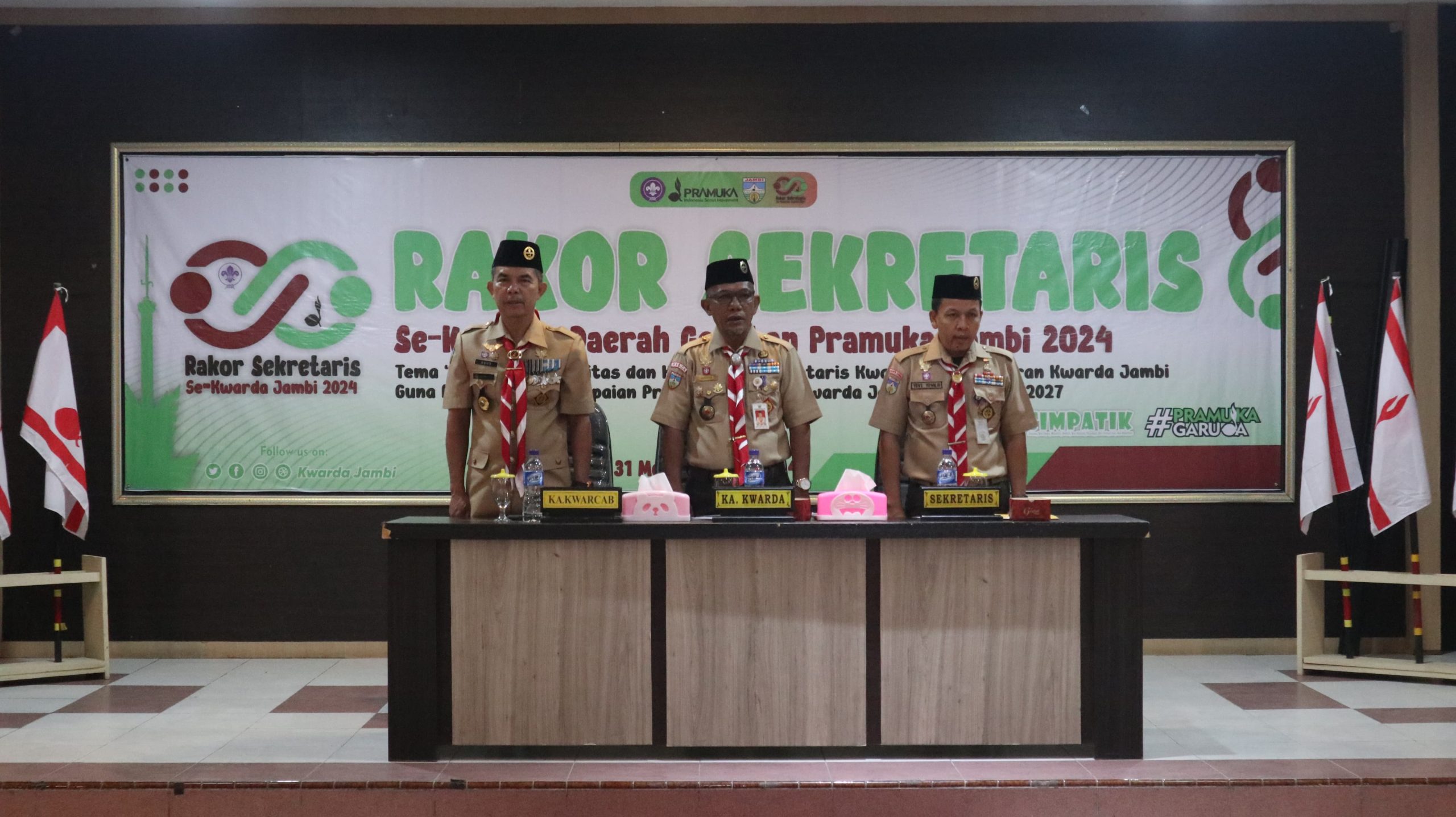 Kwarda Jambi Selengarakan Rakor Sekretaris Tahun 2024