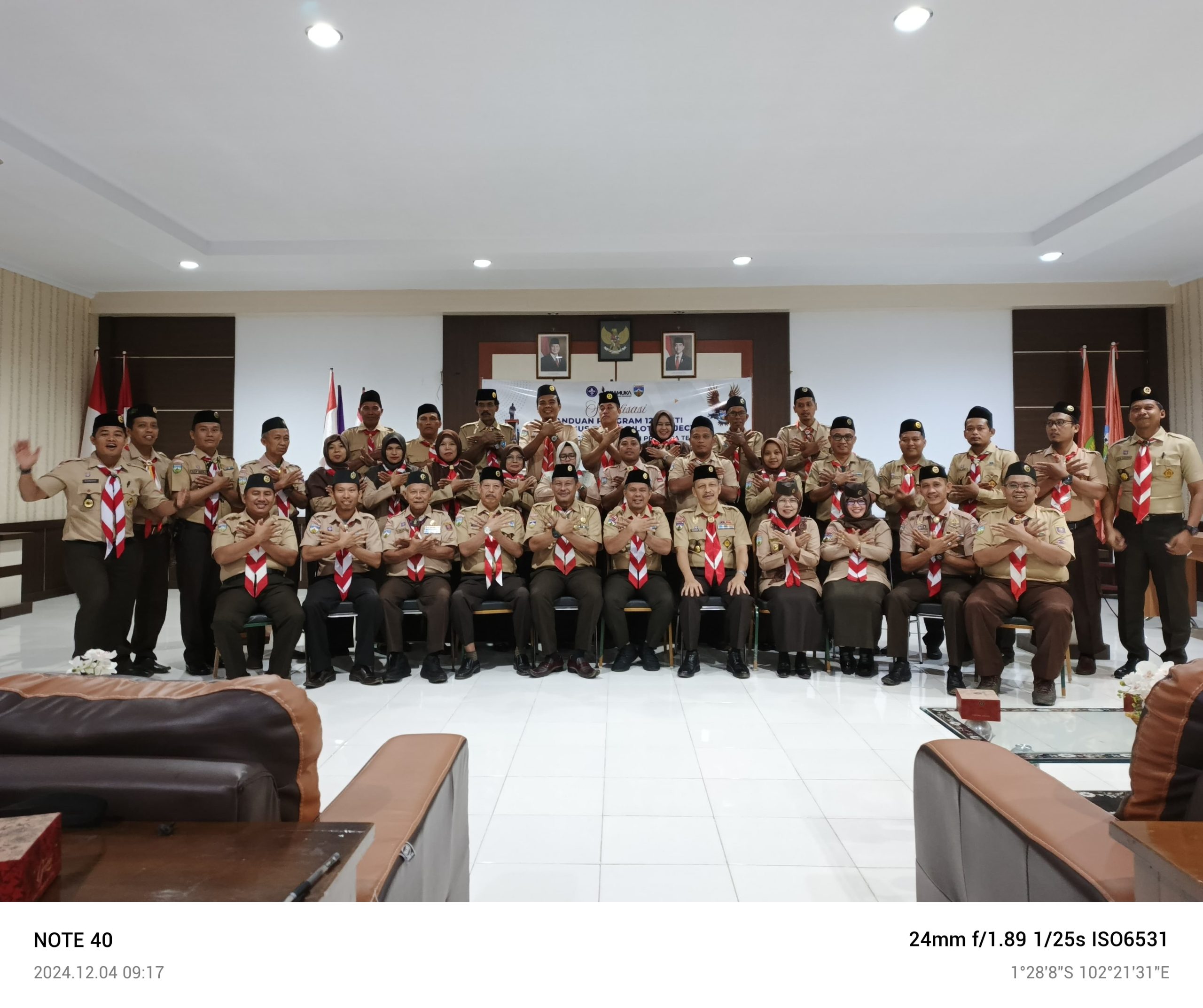 Sosialisasi Pra Akreditasi dan Pra Sertifikasi Kwarcab Tebo Tahun 2024