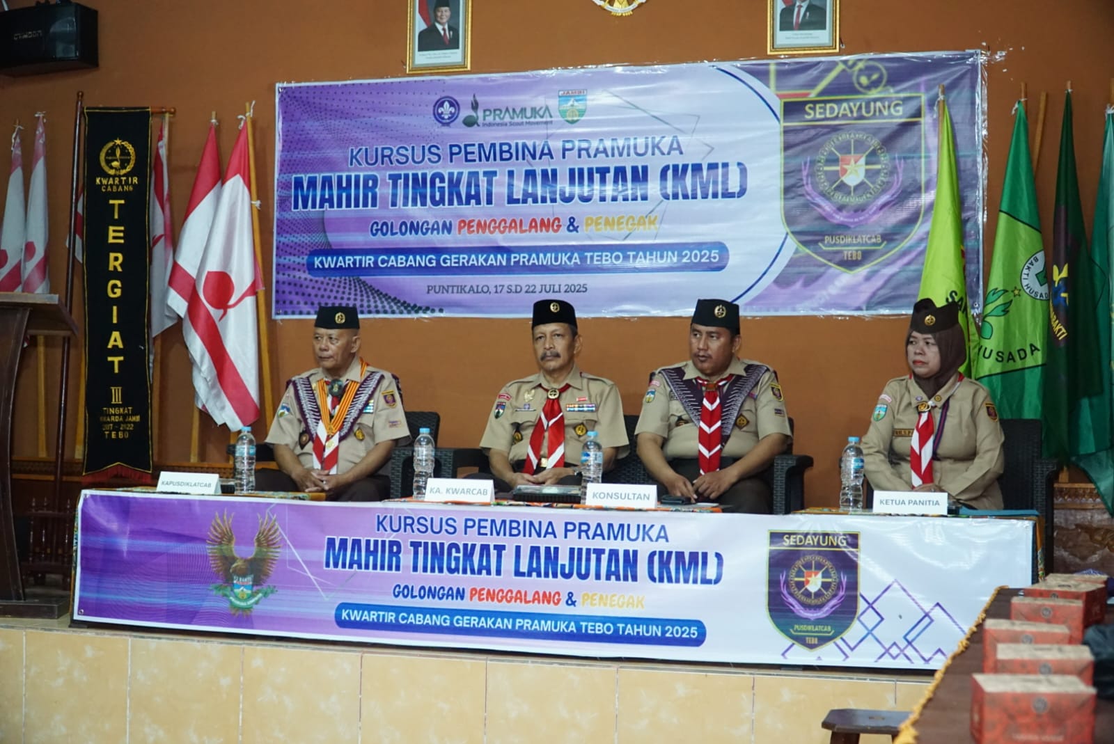 Kwarcab Tebo Selenggarakan KML Golongan Penggalang dan Penegak Tahun 2025