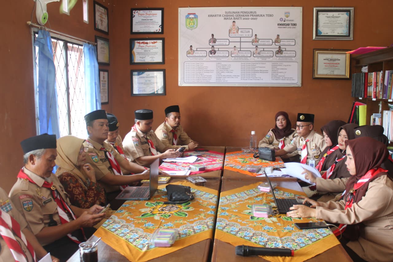 Kwarda Jambi Kunjungi Kwarcab Tebo Dalam Rangka Pendampingan Praakreditasi dan Prasertifikasi