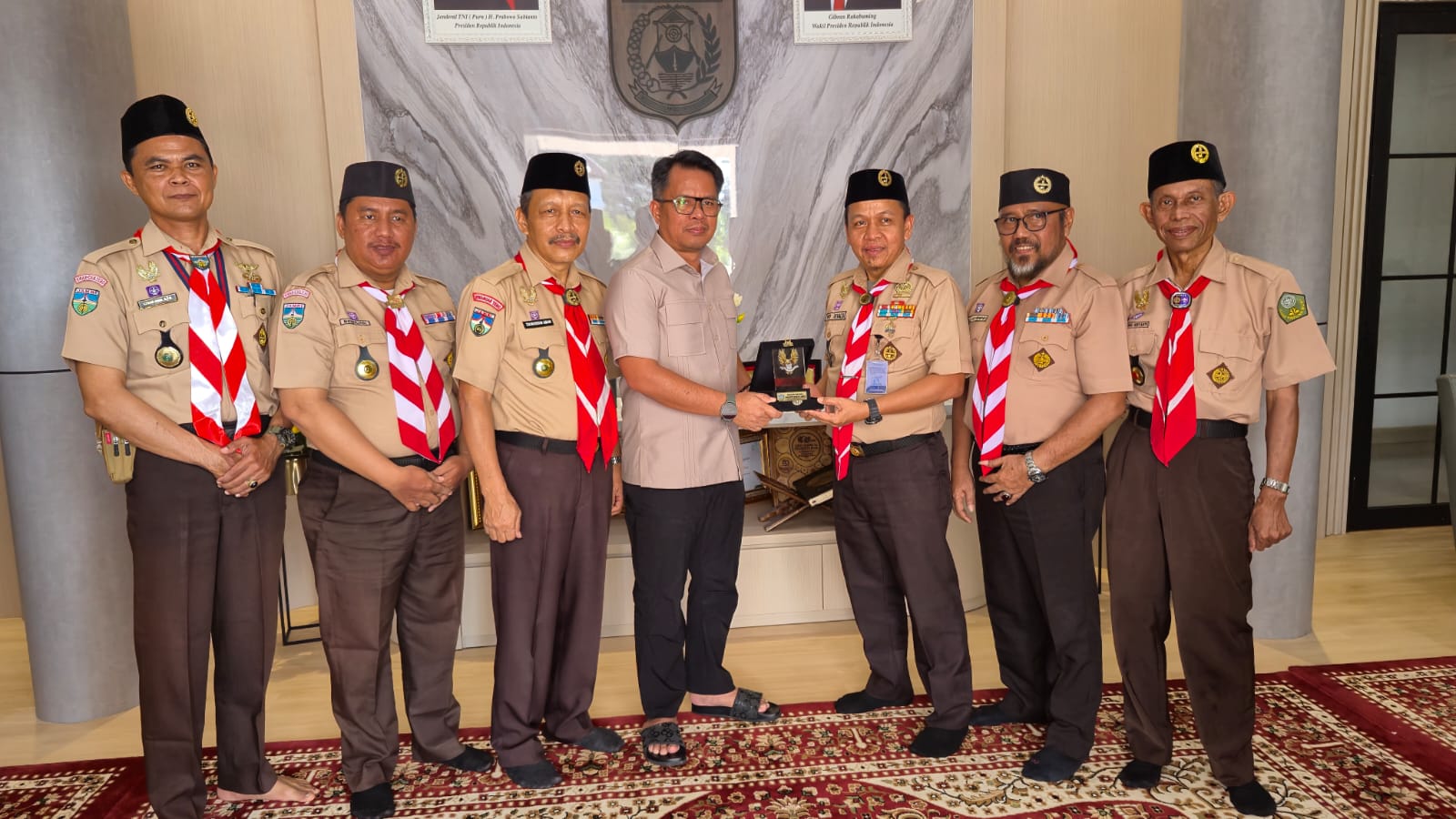 Ka.Kwarcab Tebo sambut Tim Monev Bidang Kakoma Kwarda Jambi