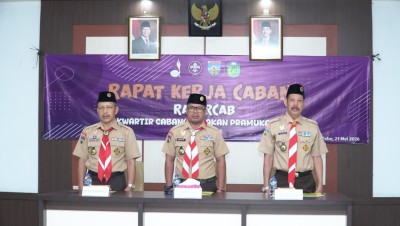 Wakil Bupati Tebo, Buka Rakercab Pramuka Tebo Tahun 2026